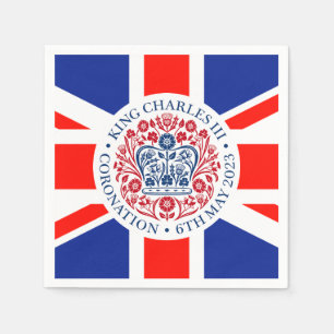 King Charles III Coronation Paper Napkins