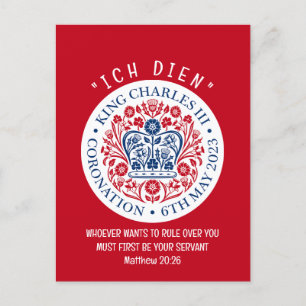 KING CHARLES III Coronation Postcard