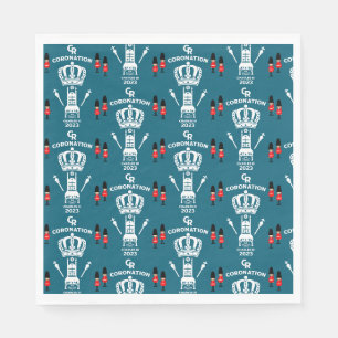 King Charles III Coronation Street Party Napkin