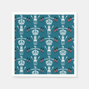 King Charles III Coronation Street Party Napkin