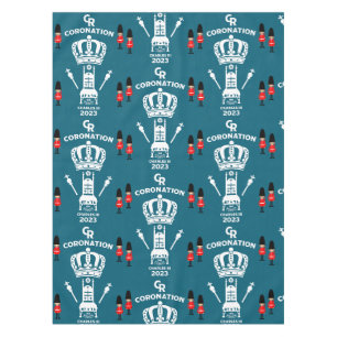 King Charles III Coronation Street Party Tablecloth