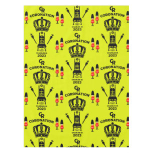 King Charles III Coronation Street Party Tablecloth