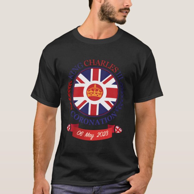 King Charles Iii Coronation T-Shirt (Front)
