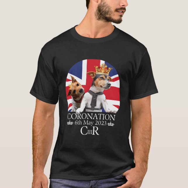 King Charles Iii Coronation Uk Flag The King Jack  T-Shirt (Front)