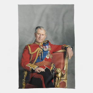 King Charles III Kitchen Towel
