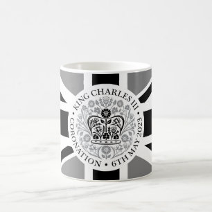 King Charles III Royal Coronation Logo Patriotic Coffee Mug