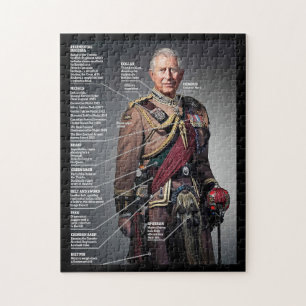 King Charles III Toronto Scottish Regiment Jigsaw Puzzle