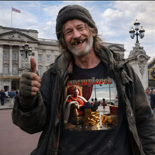 King Charles III Unemployed T-Shirt