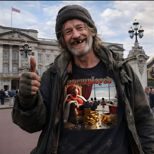 King Charles III Unemployed T-Shirt (Creator Uploaded)