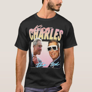 King Charles Retro Aesthetic Fan Design 2 T-Shirt