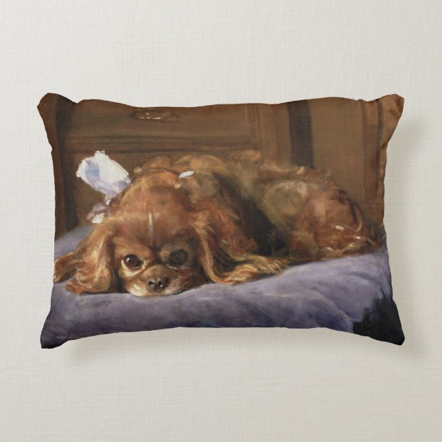 King Charles Spaniel Decorative Pillow (Front)