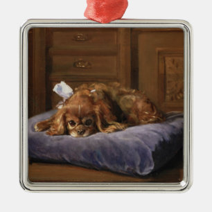 King Charles Spaniel Metal Ornament