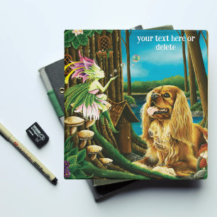 King Charles Spaniel Sprite Fantasy Binder