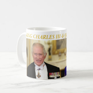 King Charles Third and Queen Camilla Coffee Mug