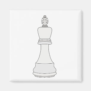 King Chess Magnet