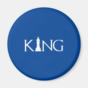 King Chess Piece Halloween Costume Chess Lover Magnet