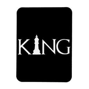 King Chess Piece Halloween Costume Chess Lover Magnet