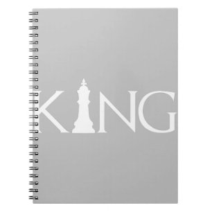 King Chess Piece Halloween Costume Chess Lover Notebook