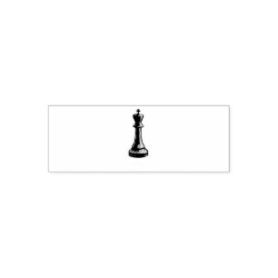King Chess Piece Halloween Costume Chess Lover Self-inking Stamp