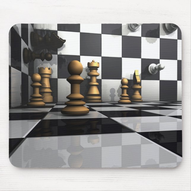 King Chess Play Mouse Pad (Front)