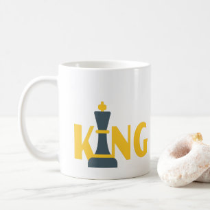King Chess Player Coffee Mug