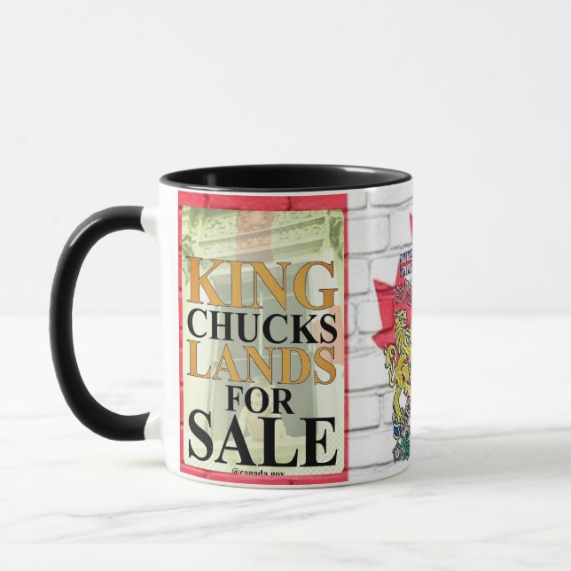 KING CHUCKS LANDS FOR SALE MUG (Left)