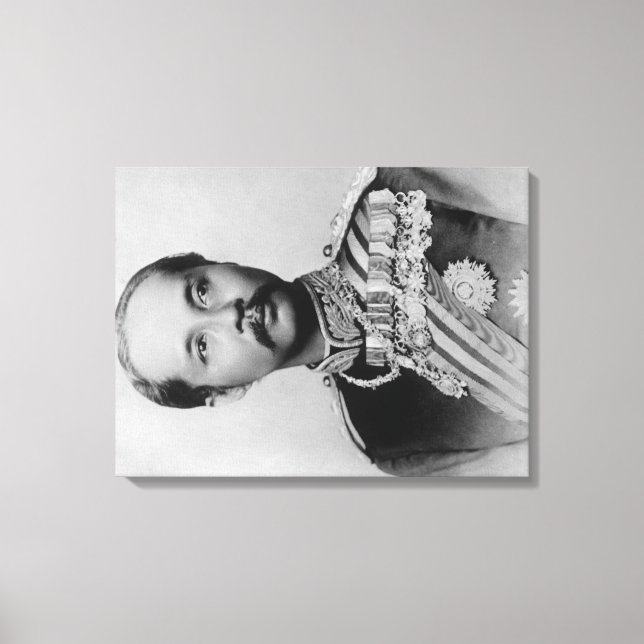 King Chulalongkorn Rama V of Thailand Photograph Canvas Print (Front)