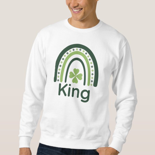 King Clover Boho Rainbow Sweatshirt (Front)