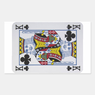 King Clovers (Clubs) Playing Card Stickers
