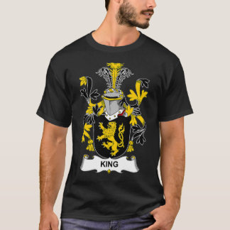 King Coat of Arms  Family Crest T-Shirt