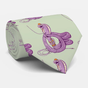 King Cobra Snake Rock Climbing Tie