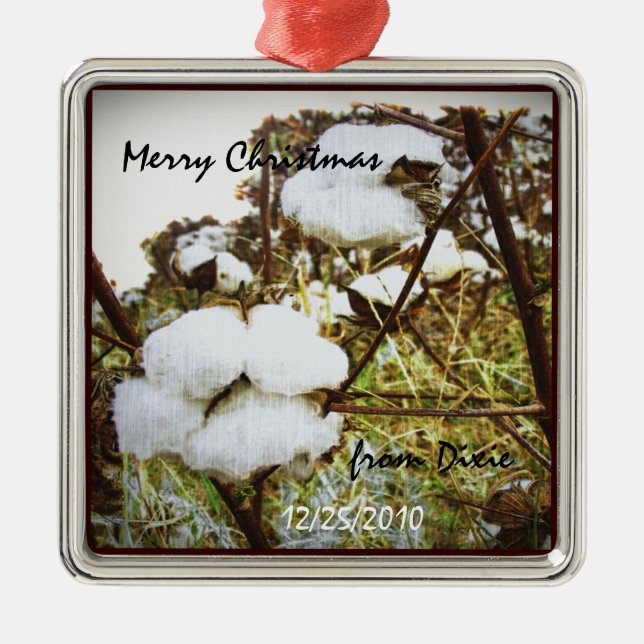 King Cotton Metal Ornament (Front)