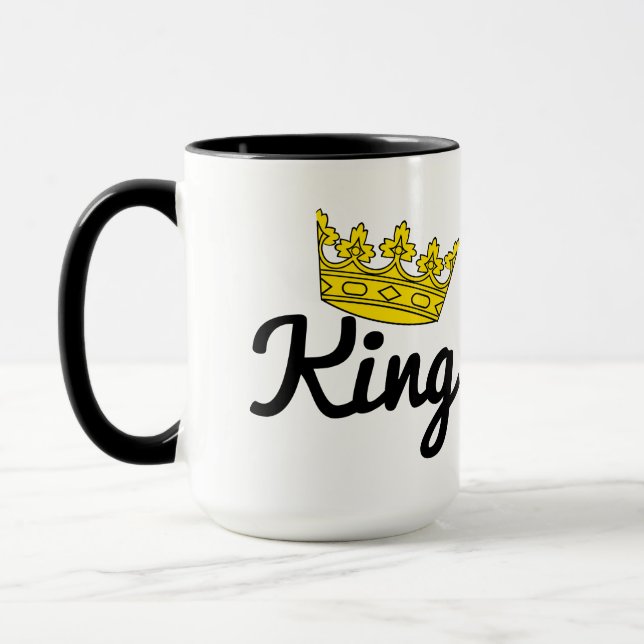 King couple crown mug (Left)
