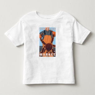 King Crab Fisherman - Pike Place Market, Seattle Toddler T-shirt