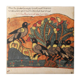  King Crow Advice Indian Renaissance Tile