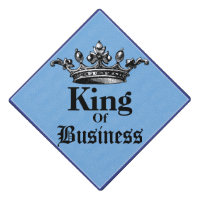 King Crown College Major Graduation Cap