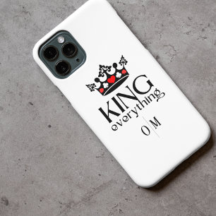 KING Crown Personalized iPhone 15 Case