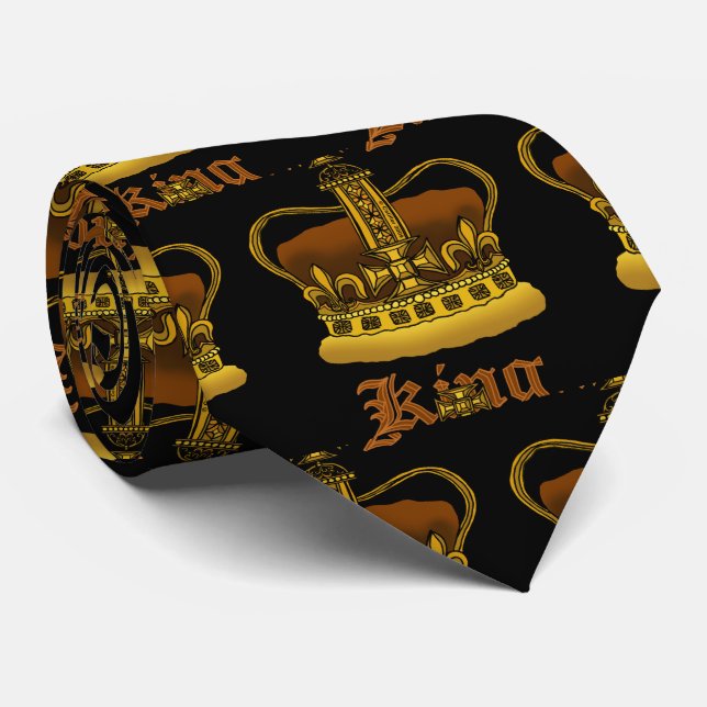 King Crown Tie (Rolled)