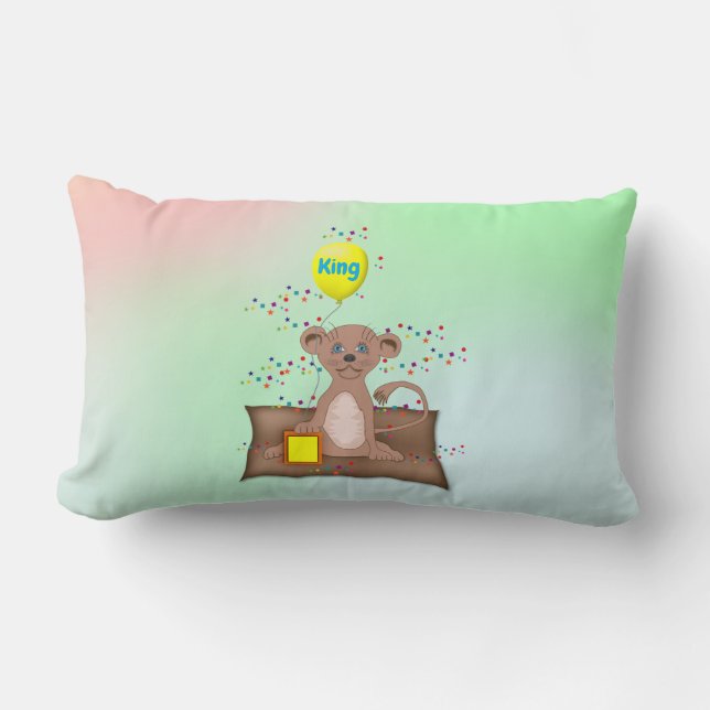 King Cub   Lumbar Pillow (Front)