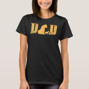 King Dad Lion Cub Son Daughter Head Father's Day D T-Shirt