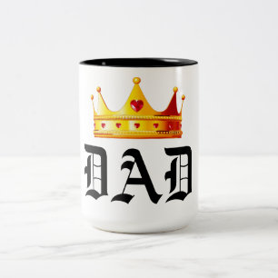 KING DAD Two-Tone COFFEE MUG