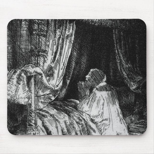 King David at prayer, 1652 Mouse Pad (Front)
