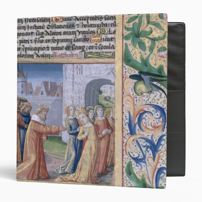 King David coveting Bathsheba Binder (Front/Inside)