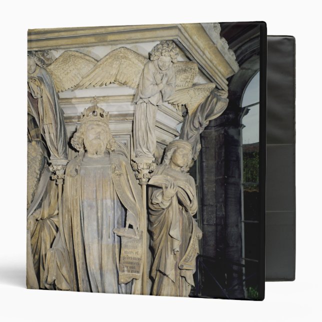 King David flanked by Moses and Jeremiah Binder (Front/Inside)