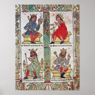 King David, Solomon, Luba and Turnis Poster