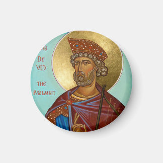King David the Psalmist Orthodox Icon magnet
