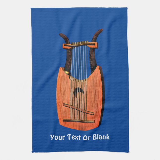 King David's Harp Kitchen Towel (Vertical)