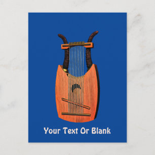 King David's Harp Postcard