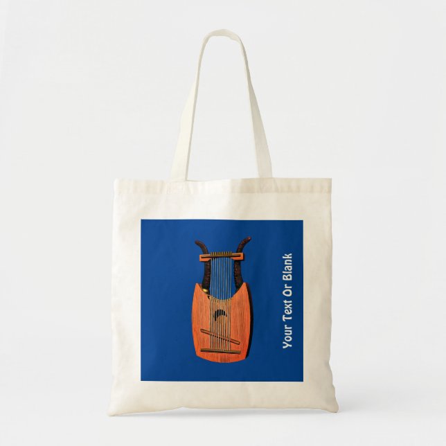 King David's Harp Tote Bag (Front)