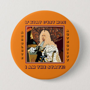 King Donald Trump 3 Inch Round Button